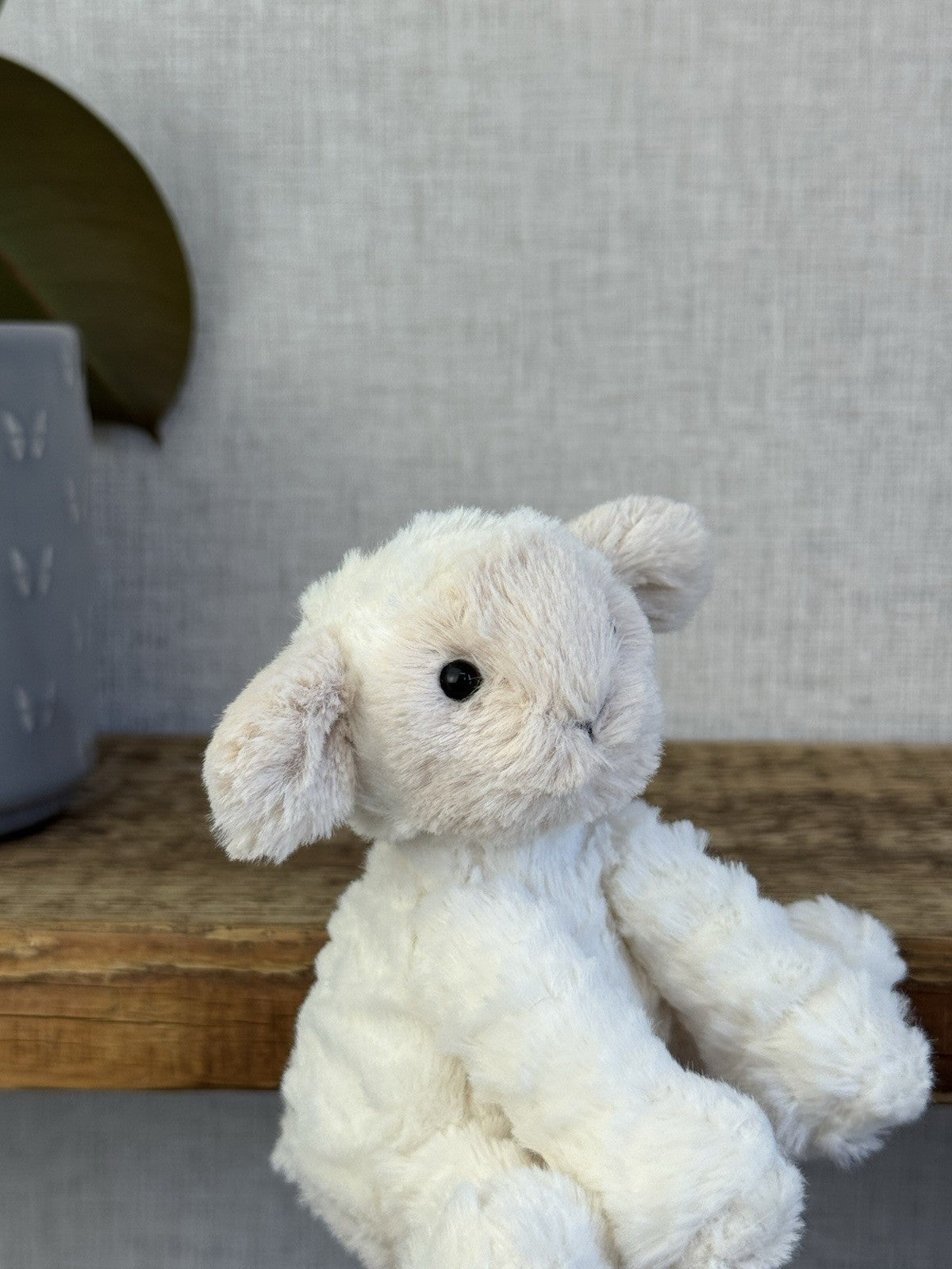Jellycat Tiny Baby Fuddlewuddle Lamb - Baby Pocket Pal Beanie White Lamb 4” (#1)