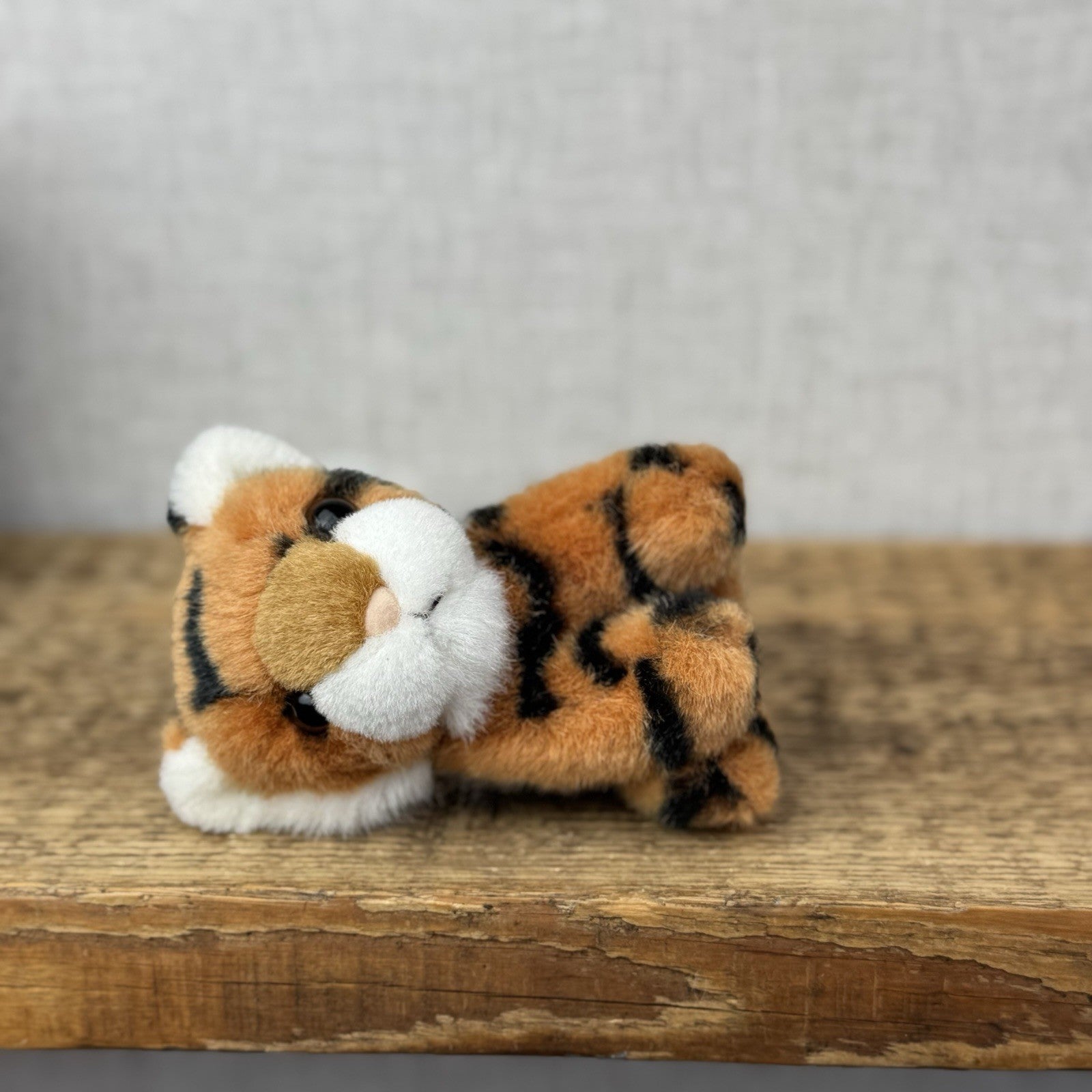 Russ Berrie Jungle Buddies Miniature Baby Bengal Tiger Soft Toy Vintage Pristine