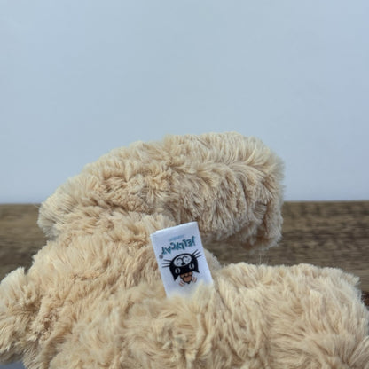 Jellycat Small Edward Bear - With Tags Retired Small Golden Traditional Bear 9"