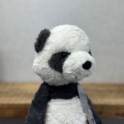 Jellycat Tuffet Panda - Panda Textured Beanie Plush Wild Animal Retired 12" (#2)