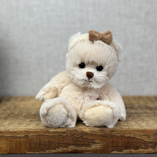 Bukowski Bears - Caroline Bear Small Collectible Beanie Bear With Bow New Tags
