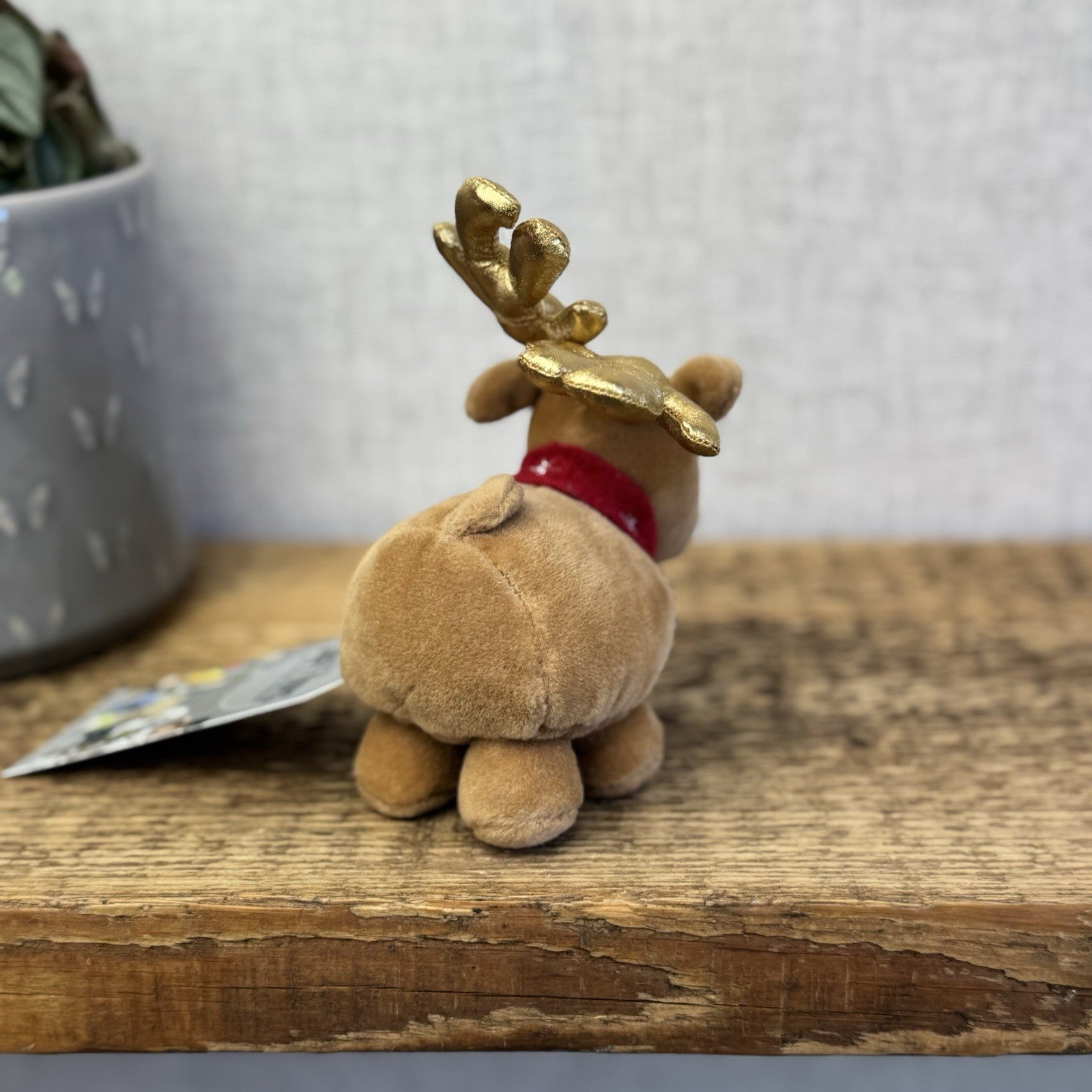 Whitard Of Chelsea Crazy Rudolf (Jellycat Collab) Mini Reindeer Beanie Plush 4"