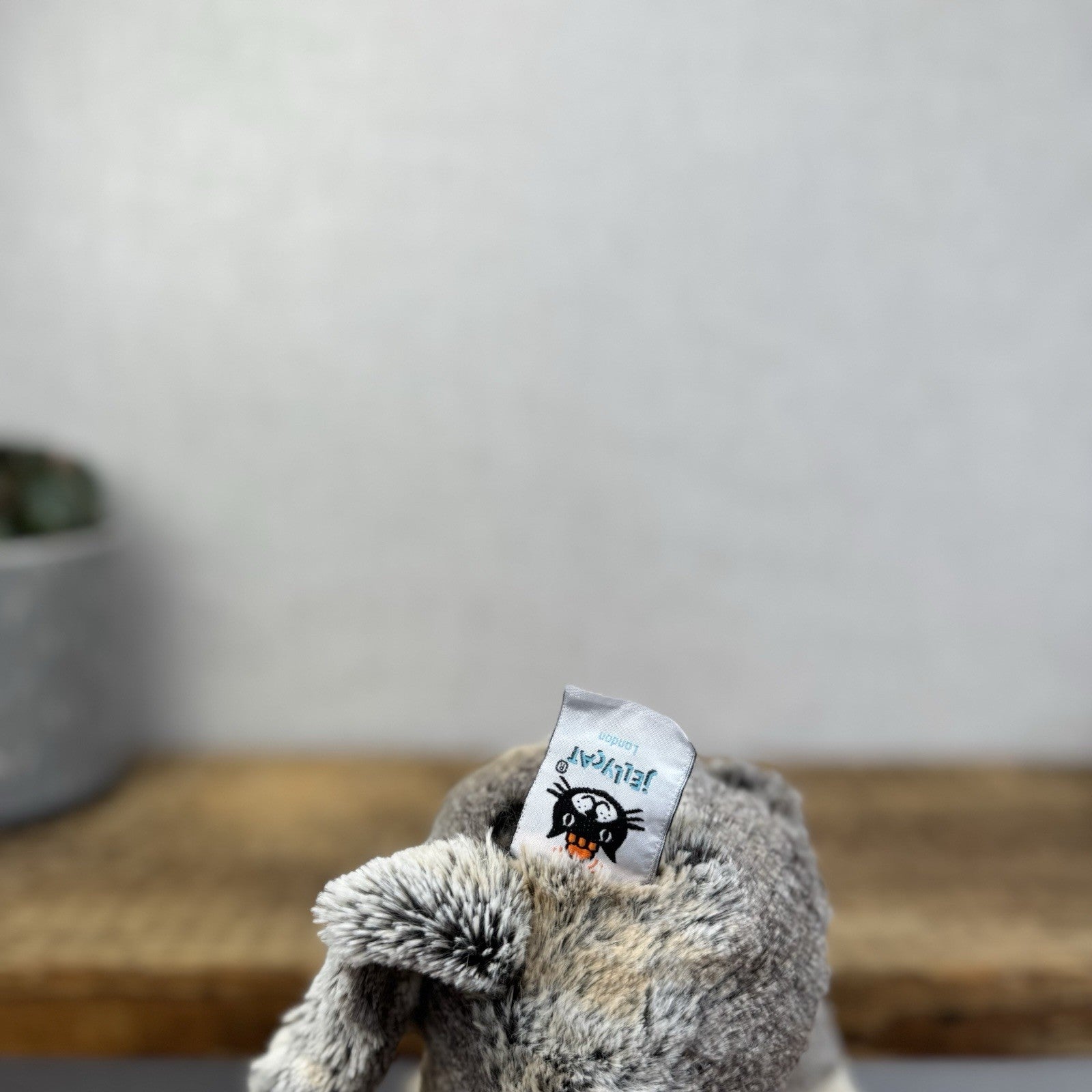 Jellycat Medium Mattie Monkey - Woodland Grey/Brown Mix Monkey Beanie Plush 16"