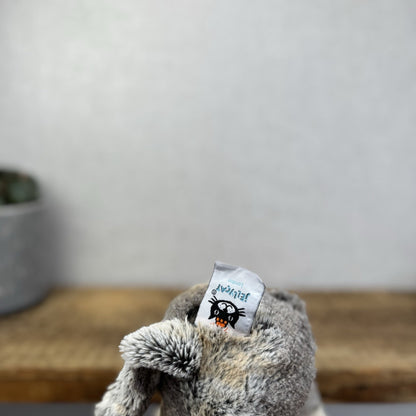 Jellycat Medium Mattie Monkey - Woodland Grey/Brown Mix Monkey Beanie Plush 16"