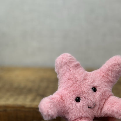 Jellycat Tiny Fluffy Starfish - Pink Starfish Soft Toy Sea Creature Retired NWOT