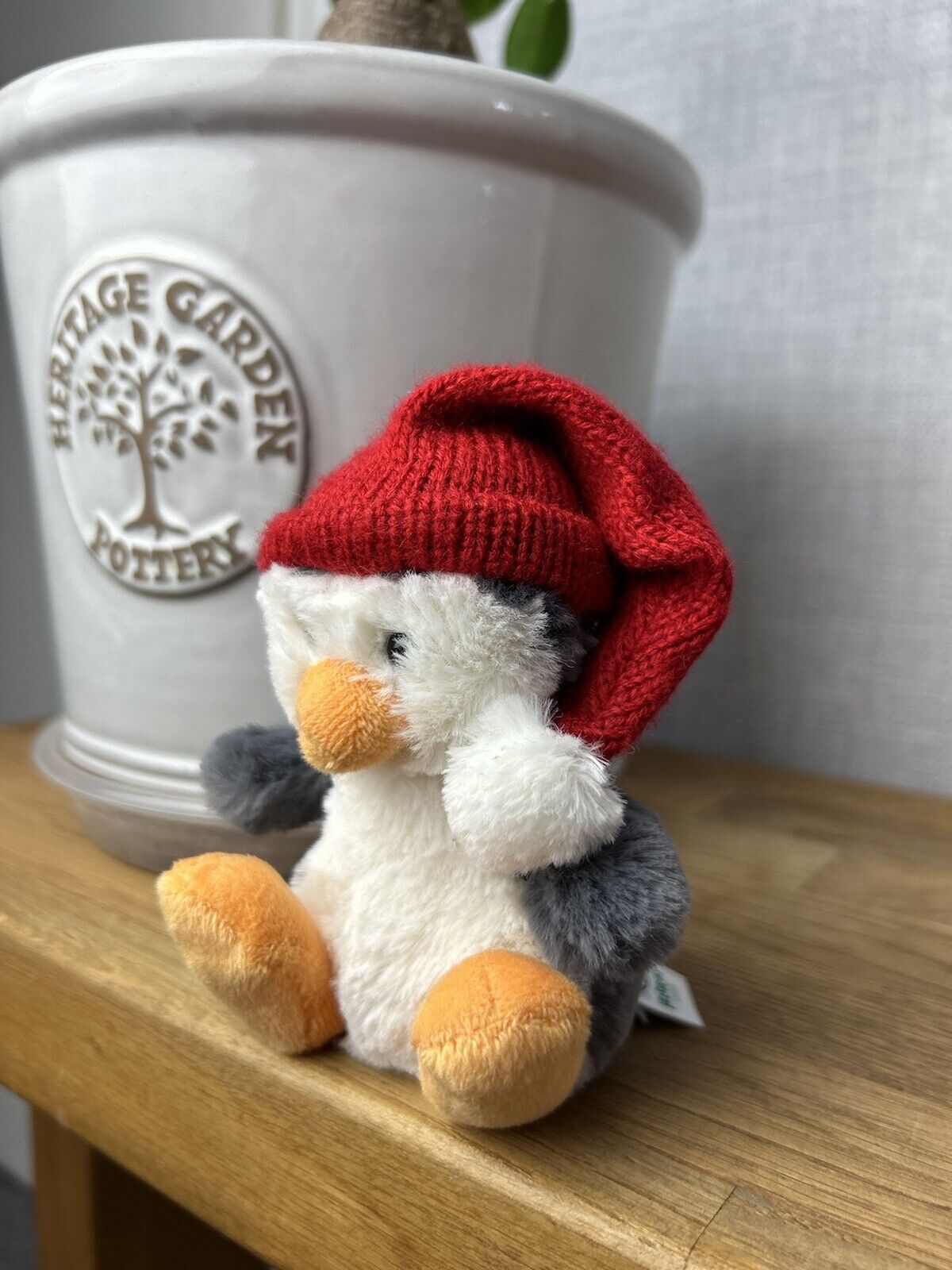 Jellycat Baby Poppet Penguin - Baby Poppet - Tiny Size 4” Little Penguin Hat