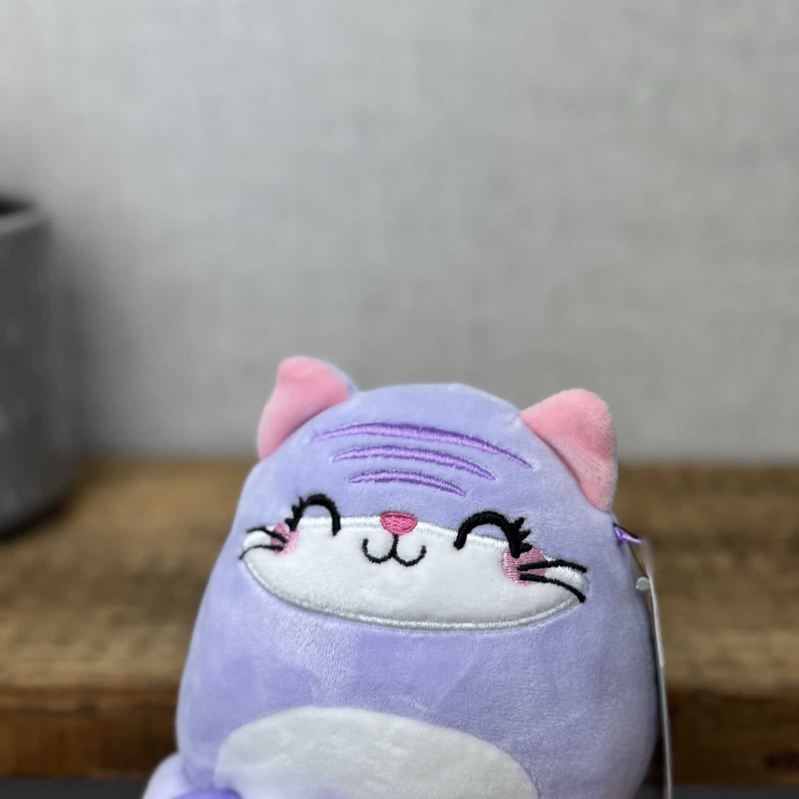 Squishmallow Claires Exclusive Jingles Purple/White Cat Squish Small 5"