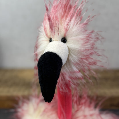 Jellycat Flora Flamingo - Large Fluffy Pink Bird Soft Toy Retired Rare 16"
