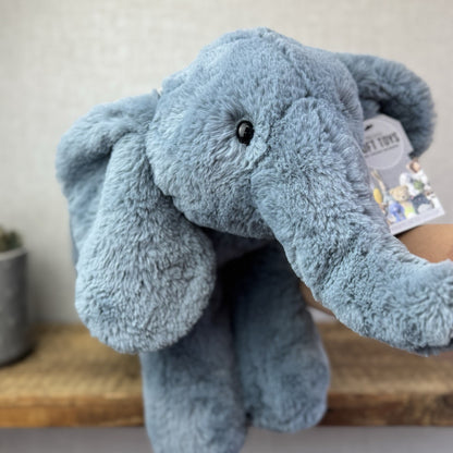 Jellycat Large Huggady Elephant - Big Floppy Elephant Beanie Rare/Retired 26"