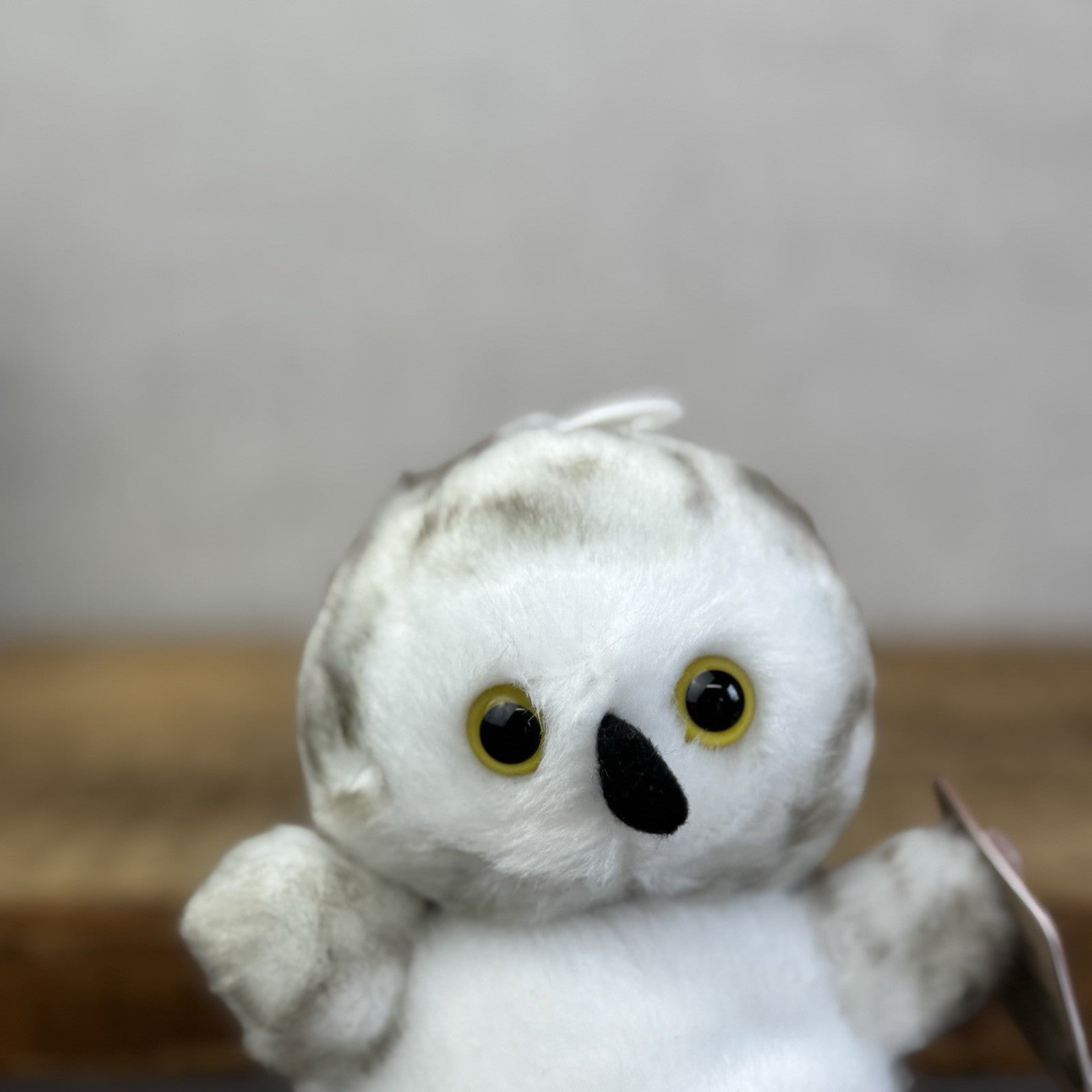 Aurora Snowflake Snowy Owl - Mini Owl Soft Toy - Palm Pals Mini Beanbag Plush
