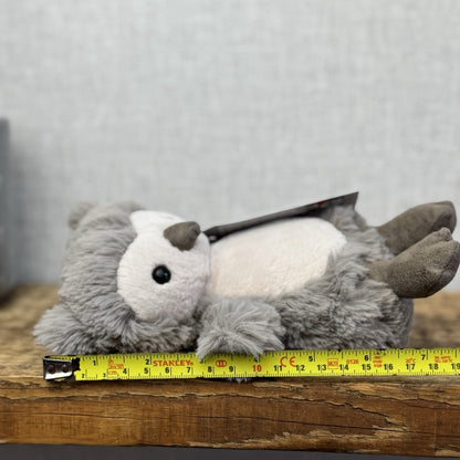 Jellycat Willow Owl Small Retired Grey Fluffy Small Owl Beanie Retired 8”