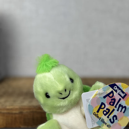 Aurora - Tiny Turtle - Palm Pals Mini Beanbag Plush Green Turtle Small Toy 5”