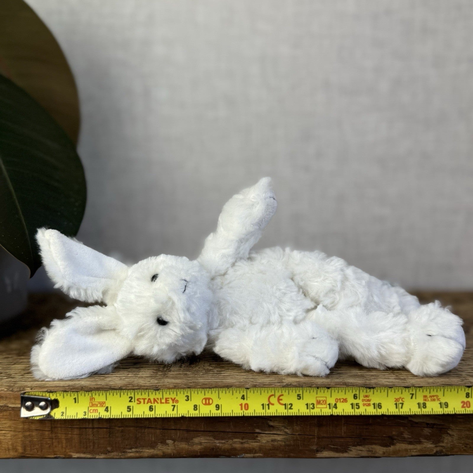 The Little White Company Tiny Bunny Tiny Pickles Bunny Rattle (Jellycat Collab)