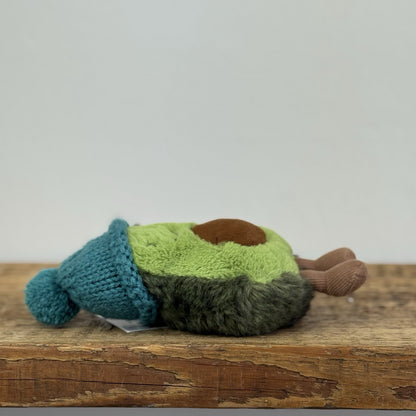 Jellycat Amuseable Cozi Avocado With Hat Plush Soft Toy - Teal Cozi Avacado NWOT