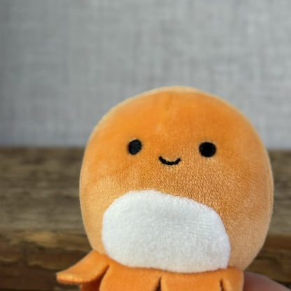 Squishmallow Squishville - Veronica Orange Octopus Small Soft Toy Plush 2"