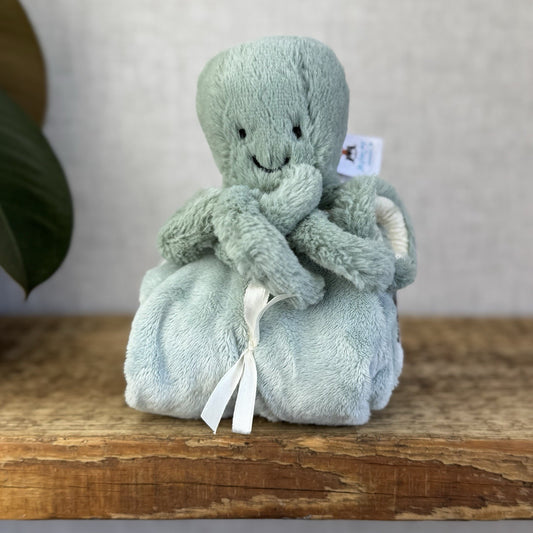Jellycat Odyssey Octopus Soother - Blue Comforter Green Octopus Comforter (#2)