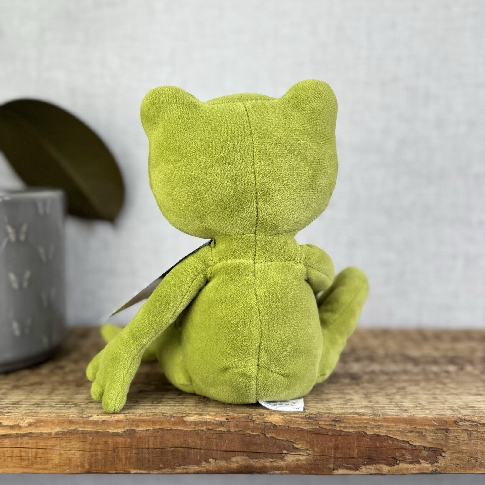 Jellycat Medium Tad Tree Frog - Retired Velour Big Red Eye Beanie Frog Plush 9"