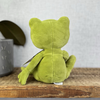 Jellycat Medium Tad Tree Frog - Retired Velour Big Red Eye Beanie Frog Plush 9"