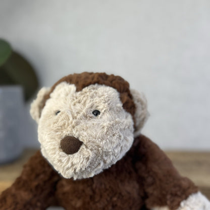 Jellycat Small Rollo Monkey - Retired Monkey Collectible Beanie Plush Toy 9"
