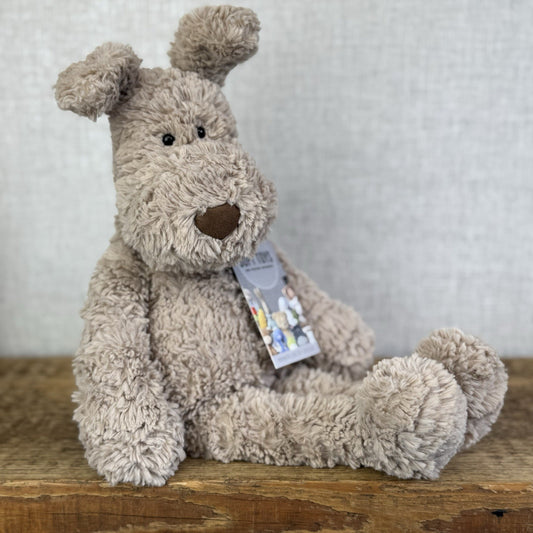 Jellycat Scamp Pup - Little White Company Edition Beige Large Pup 15”