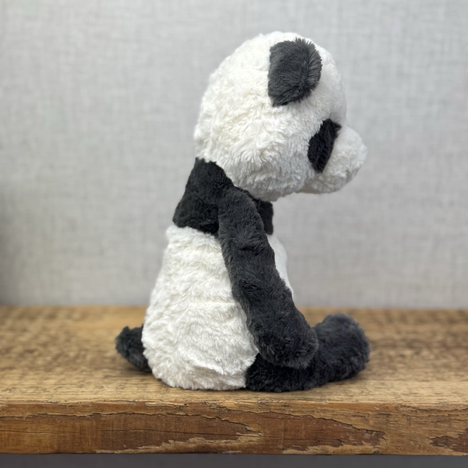 Jellycat Tuffet Panda - Panda Textured Beanie Plush Wild Animal Retired 12" (#2)