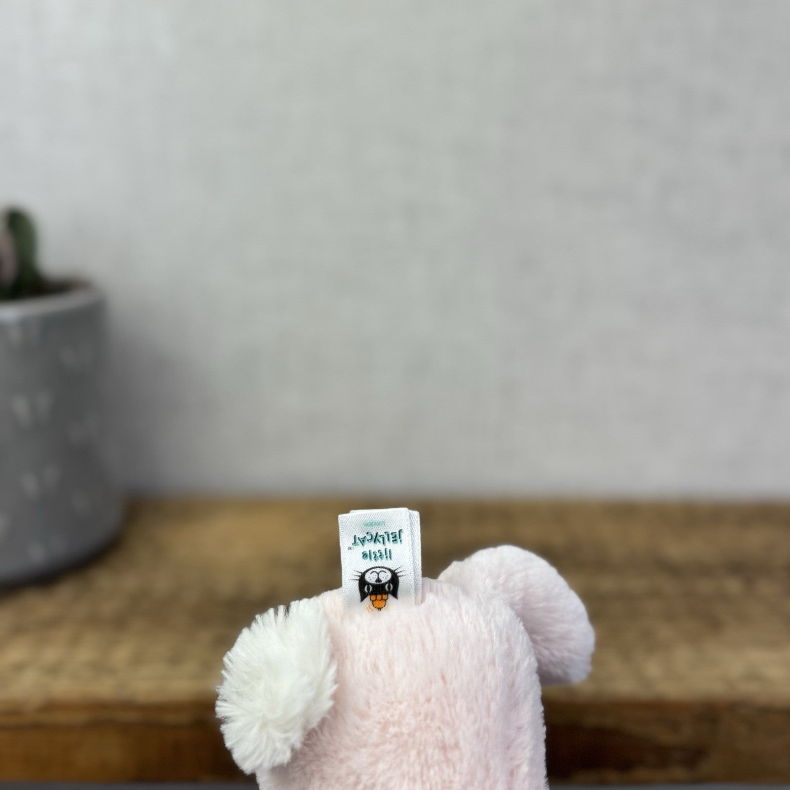 Jellycat Bashful Bunny Rattle Baby Pink- Baby Pink Small Rabbit Rattle Toy 8”