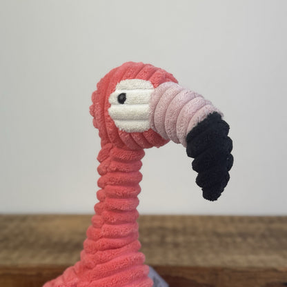 Jellycat Cordy Roy Flamingo - Pink Corduroy Beanie Flamingo Bird Retired 16"