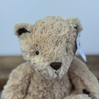 Jellycat Small Edward Bear - With Tags Retired Small Golden Traditional Bear 9"