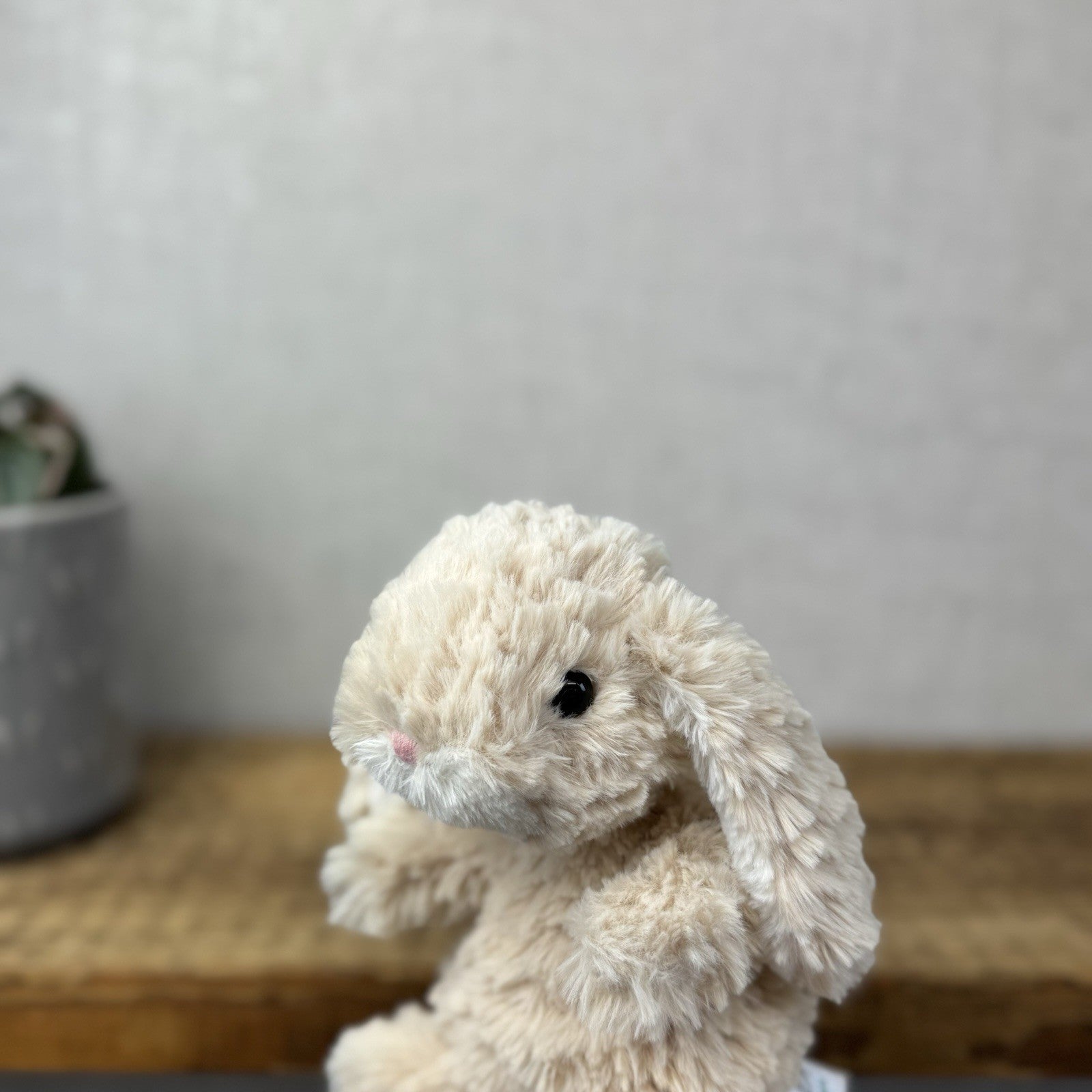 Jellycat Yummy Bunny Beige Rabbit - Mini Beanie Rabbit Retired 5”