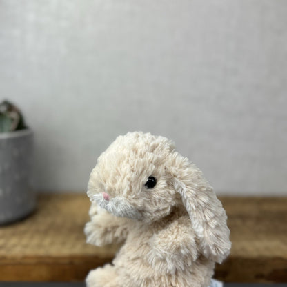 Jellycat Yummy Bunny Beige Rabbit - Mini Beanie Rabbit Retired 5”