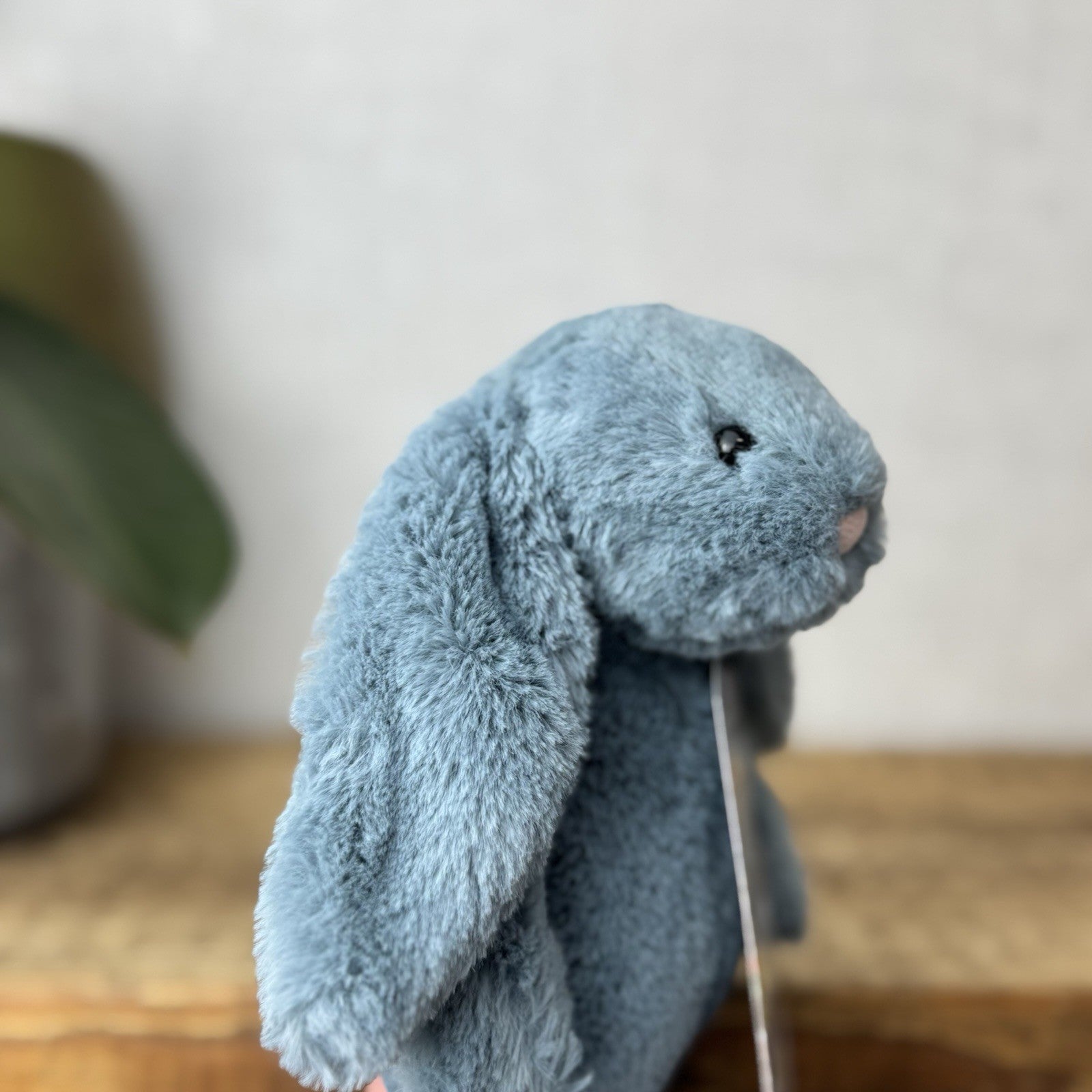 Jellycat Small Dusky Blue Bashful Bunny - Small Grey/Blue Rabbit Bunny 8" (#2)