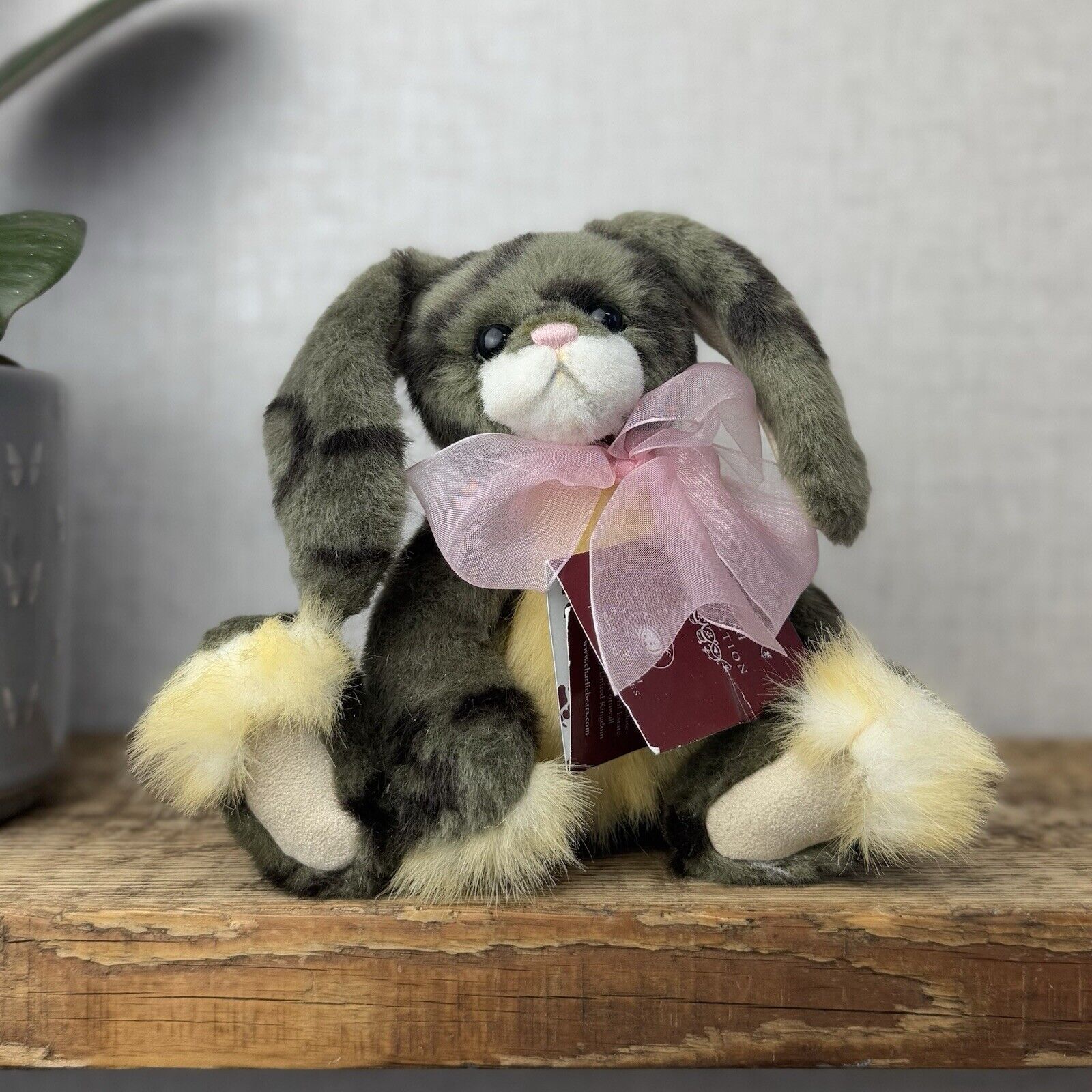Charlie Bear Bunya - Small Rabbit Plush Collection Isabelle Lee - CB192023C 9”