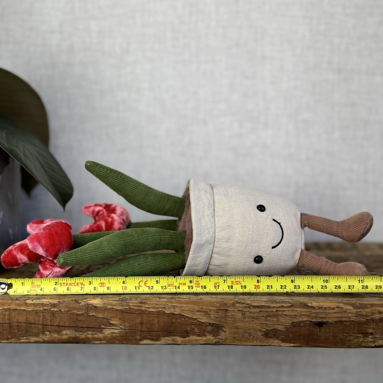 Jellycat Amuseable Tulip - New Without Tags Potted Tulip Plant Older Style 12"