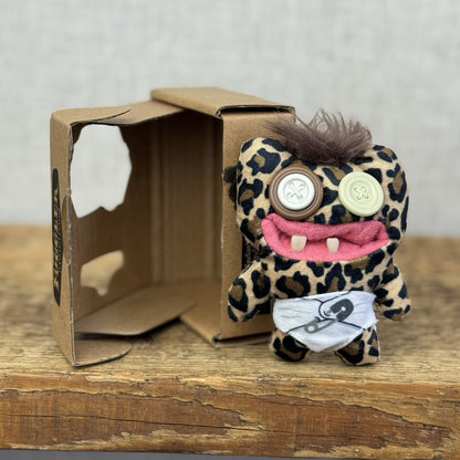 Fuggler Baby Fugg - Series 1 Baby Stink Face Leopard Print Mini Fuggler With Box