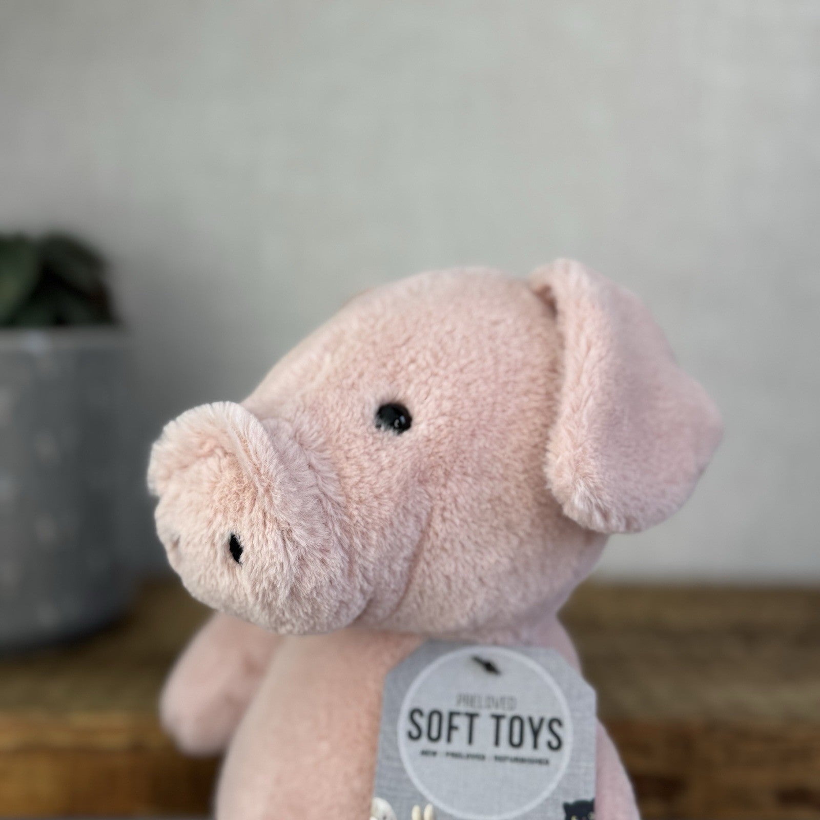 Jellycat Nimbus Pig - Chunky Retired Pink Piglet Soft Toy Plush Rare 9”
