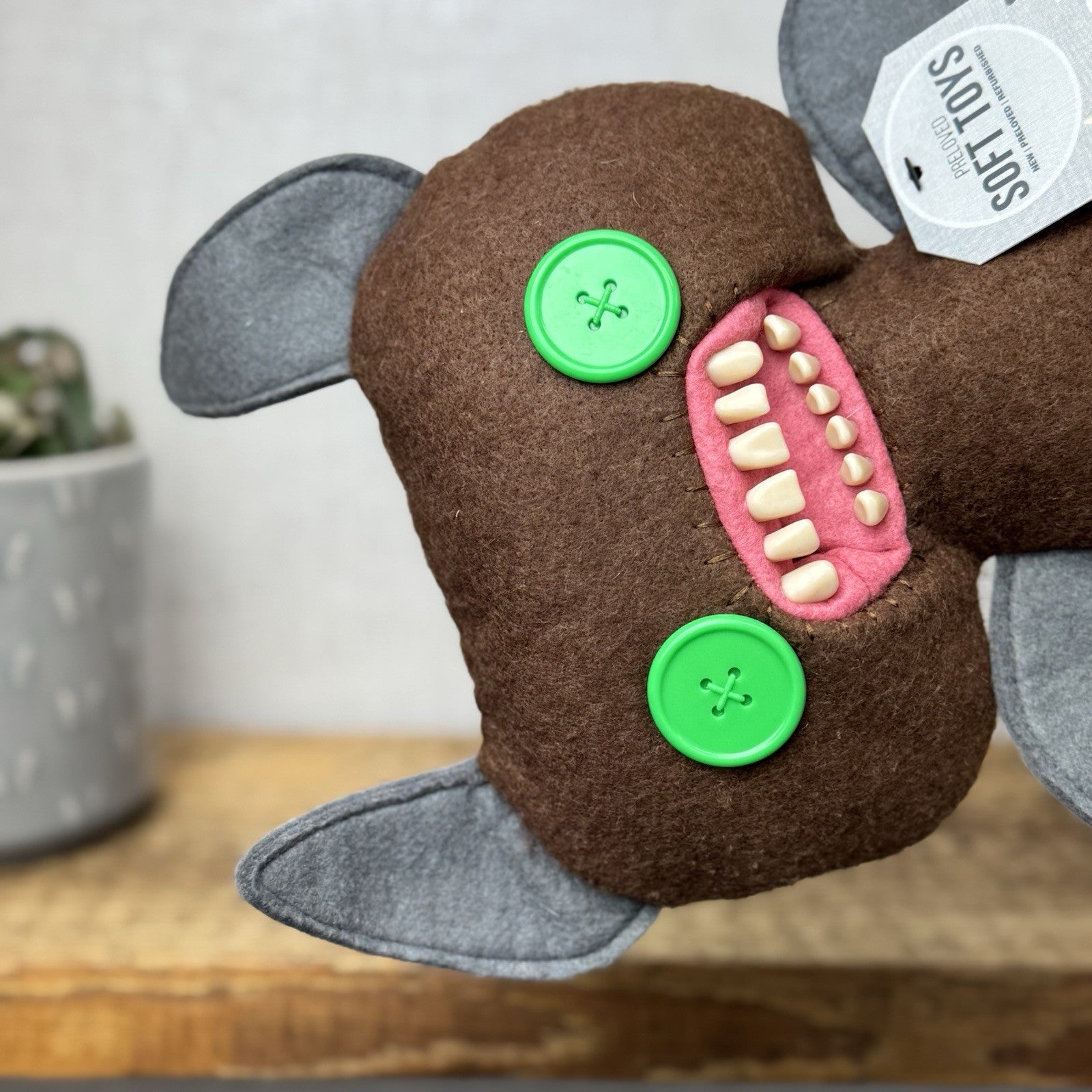 Fuggler Winged Bat - Limited Edition Brown Winged Bat Soft Toy Monster Plush Toy