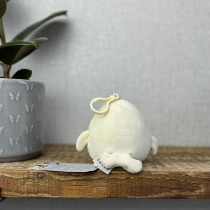 Squishmallows Lucille Seal Bag Clip On White Plush Soft Toy Letting Retired 4"