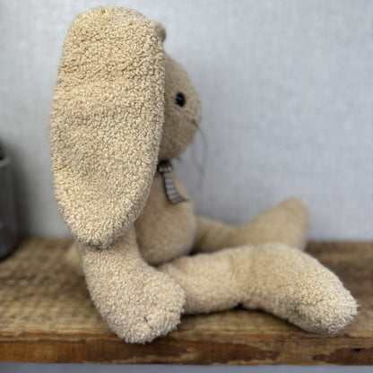 Mamas And Papas Vintage Bramwell Bunny Soft Toy Large 17 Beige Fleece Bunny