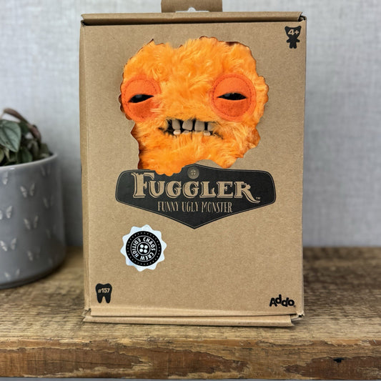 Fuggler Squidge Chaos Crew New Sealed In Box Unopened  - Orange Plush