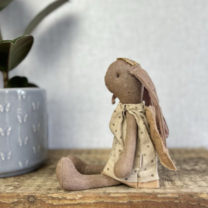 Maileg Mini Bunny Angel Gabriella - Retired 2013 - Brown Angel Bunny