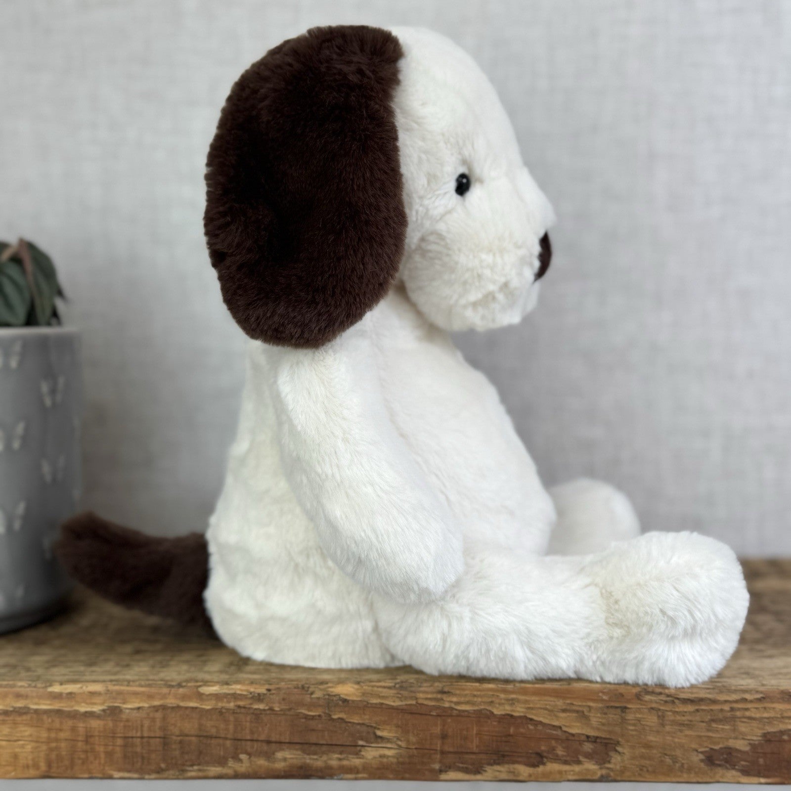 Jellycat Medium Puffles Dog Puppy - Super Soft Puppy Dog Medium Retired 12”