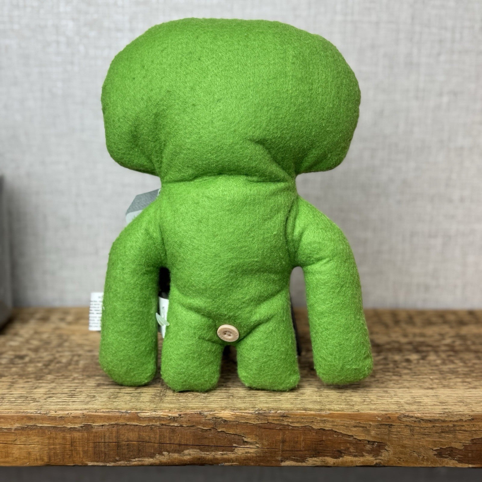 Fuggler Green Squidge Felt Funny Ugly Monster Cute Green Retired Fuggler
