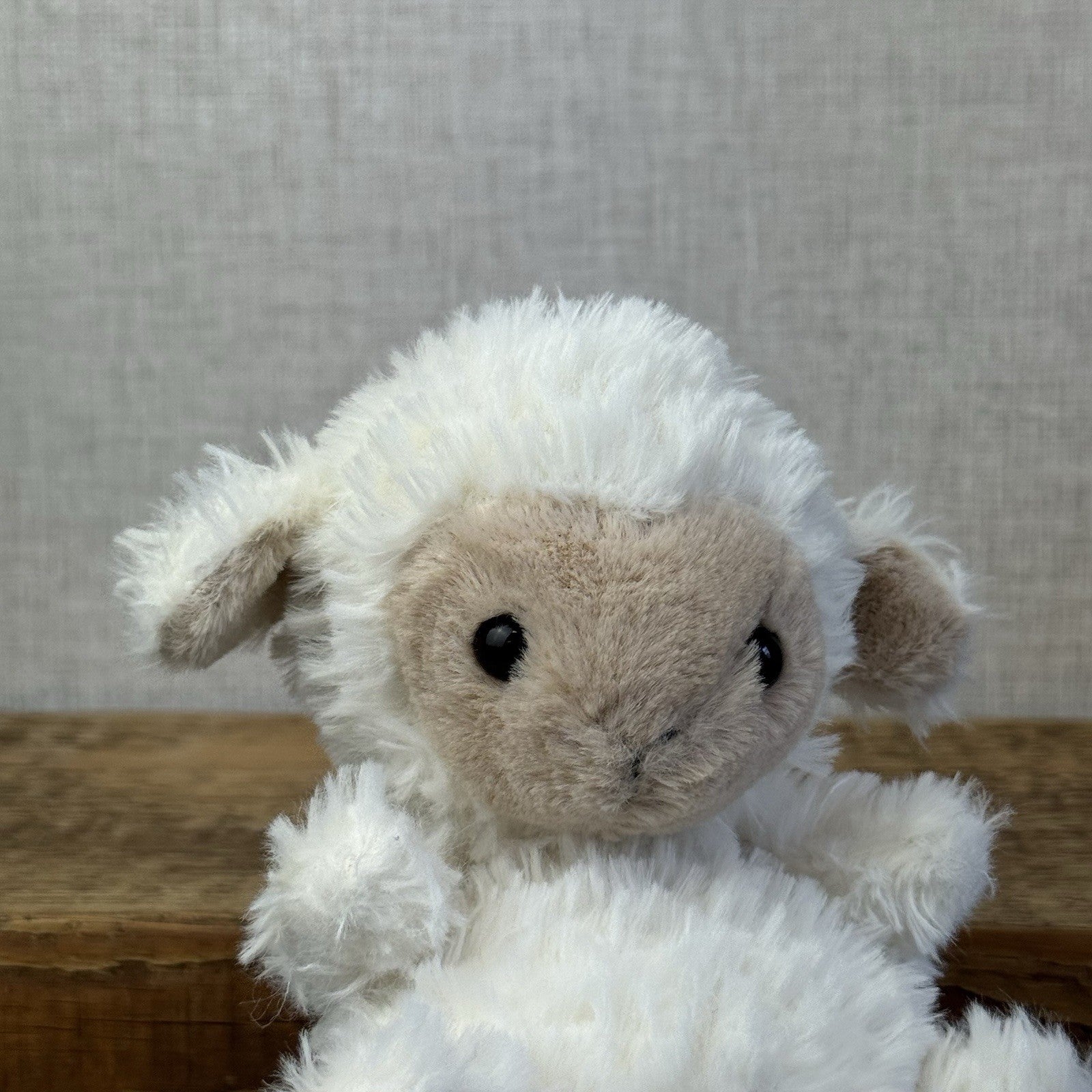 Jellycat Yummy Lamb - Small Textured Sheep Plush  Soft Toy Retired 6”