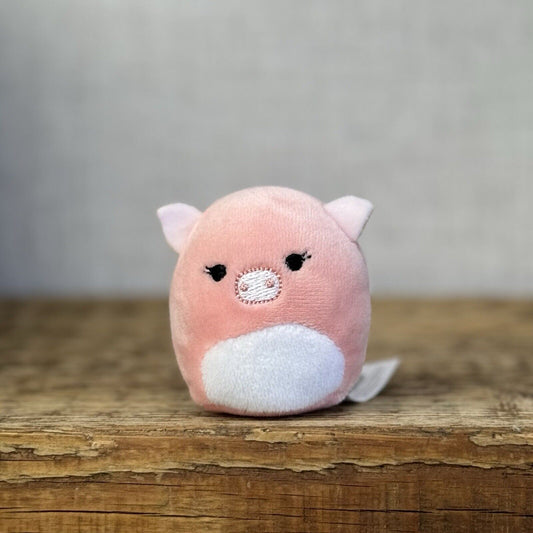 Squishmallow Squishville - Petra Pink Pig Tiny 2" - 2021 Farm Squishville 