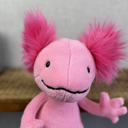 Jellycat Alice Axolotl Medium Retired New With Tags Sea creature Plush 12”