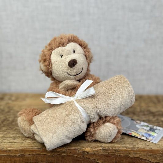 Marks & Spencer’s Monkey Soother - Fluffy Monkey Comforter Soft Toy NWOT 