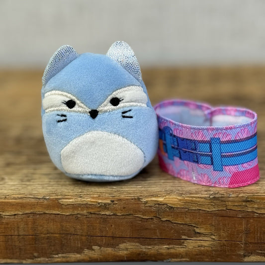 Squishmallow Squishville - Kendra The Fox Series 8 Blue Fox Soft Toy Mini