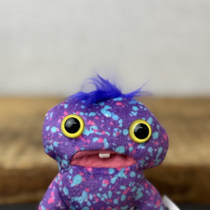 Fuggler Baby Fugg - Series 1 - Spotty Squidge Purple Baby Toy Fuggler Mini 3.5"