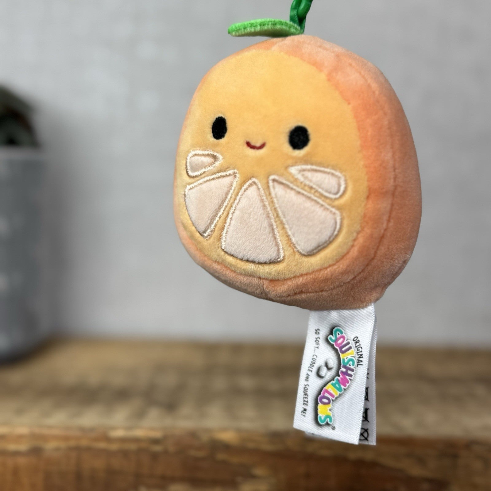Squishmallow Keyring Clip Bagcharm - Orange Squish Bag Charm Celia 4"