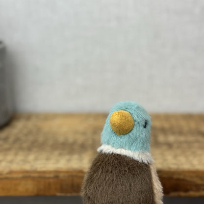 Jellycat Birdling Duck - Mallard Pocket Size Fluffy Bird Plush Retired 5" (#2)